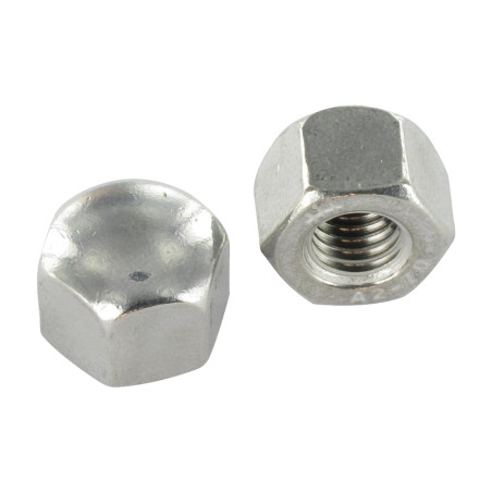 1 x Tuerca ciega hexagonal ABAJO Inoxidable A2 M12