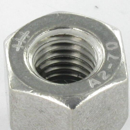1 x Tuerca ciega hexagonal ABAJO Inoxidable A2 M12
