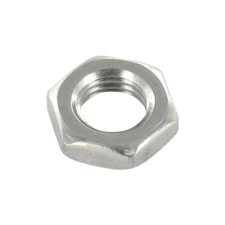1 x Tuerca hexagonal baja hm/contratuerca N8 -32 UNC Inoxidable A2