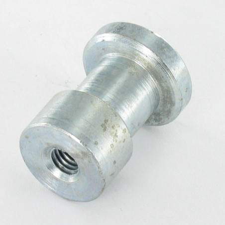 1 x BOBINA 19X26 / M6X18 Acero cincado blanco