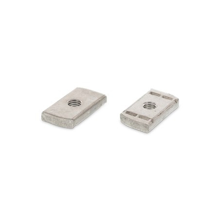 1 x Tuerca de carril Inoxidable A2 18X34X6 M8