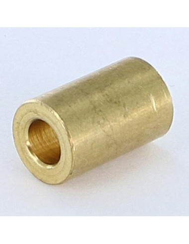 1 x Casquillo 12X19 perforada 6.3 Latón