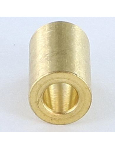 1 x Casquillo 12X19 perforada 6.3 Latón