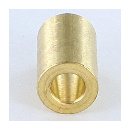 1 x Casquillo 12X19 perforada 6.3 Latón