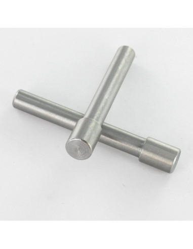 1 x Ejes LARGO Acero bruto 10X65