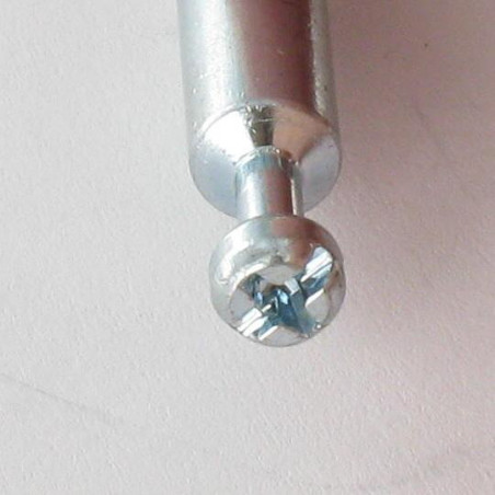 1 x Anclaje CONEXIÓN madera 7X39 Acero cincado blanco