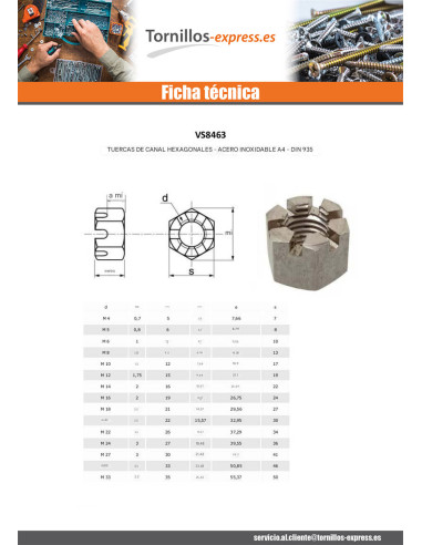 1 x Tuerca hexagonal con TRAGAMONEDAS...