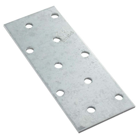 1 x Conector platina de ensamblaje Acero cincado blanco sendzimir 60X200 grosor 2