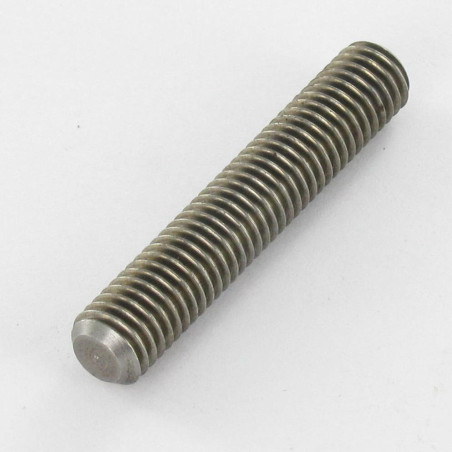 1 x Varilla roscada Acero bruto M8X45 perforada y roscada M5/15