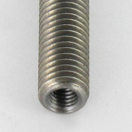 1 x Varilla roscada Acero bruto M8X45 perforada y roscada M5/15