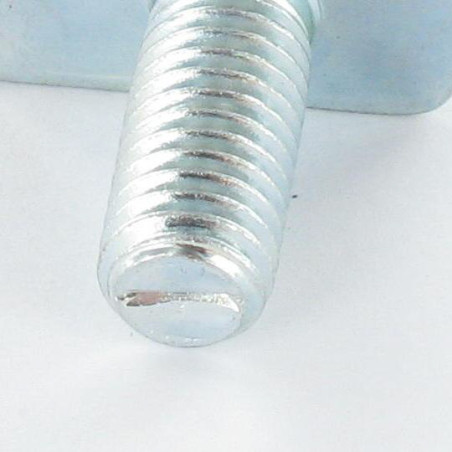 1 x Tornillo metales T.LOSANGE M8X18 Acero cincado blanco