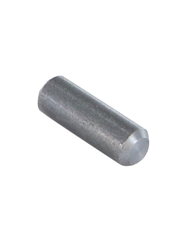 1 x Ejes lisos Acero bruto 10X30 Chaflán/2 punta