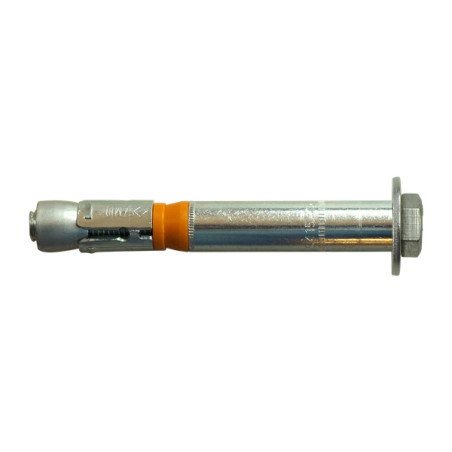 1 x Perno (vendido con tuerca) Anclaje M12X117 con Tornillo metales cabeza hexagonal Acero cincado blanco
