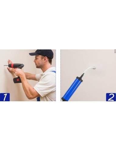 1 x Kit de limpieza de anclajes químicos