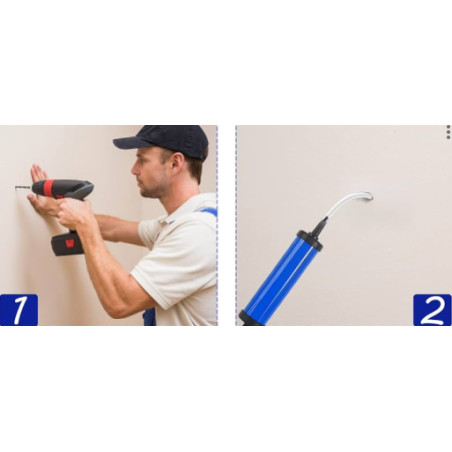 1 x Kit de limpieza de anclajes químicos