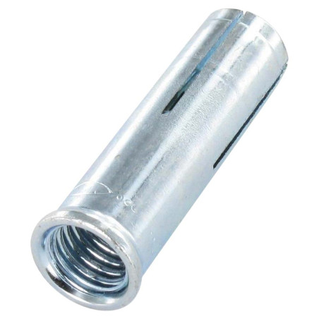 1 x Taco para clavar Fischer EAII M12X50 Acero cincado blanco