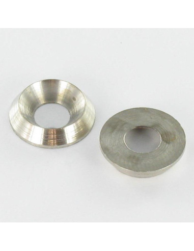 1 x BOL Tornillos LLENO M4 Latón niquelado