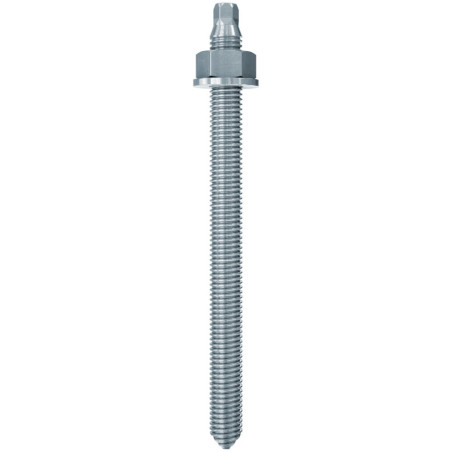 1 x Varilla roscada Fischer RGM con SELLO M10X165 Acero cincado blanco