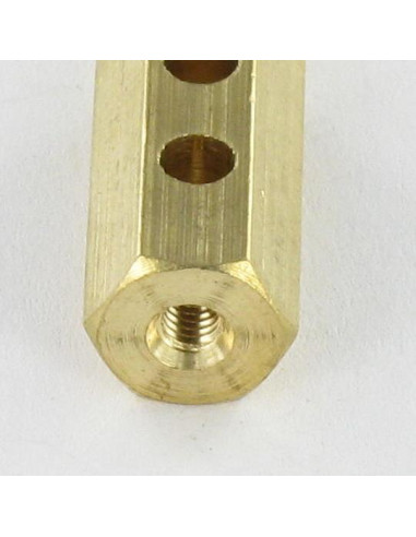 1 x TERMINAL CONTACTO hexagonal 10X46 roscado...