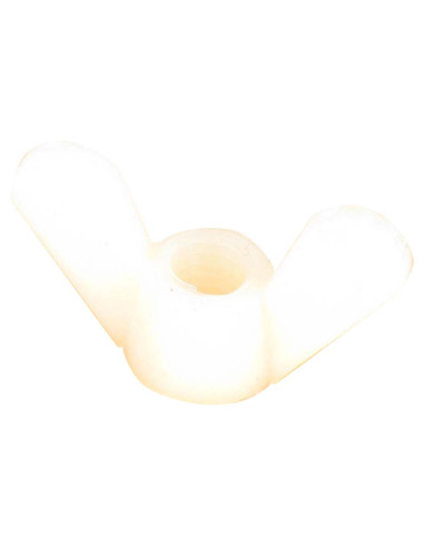 1 x Tuerca mariposa natural nylon M8