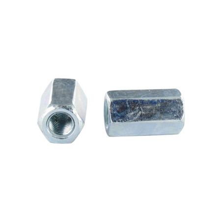 1 x Manguitos hexagonal M22X66 entrecaras 32 Acero cincado blanco