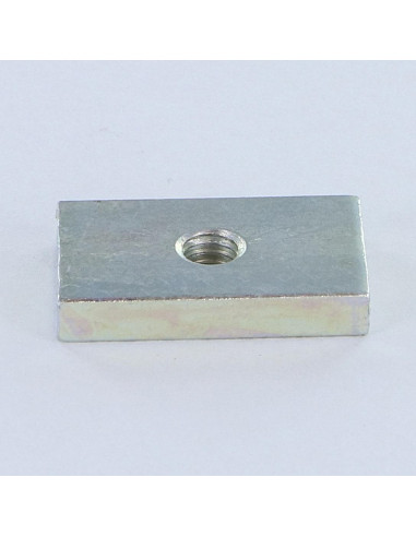 1 x Tuerca rectangular M8 15X24X4 Acero cincado...