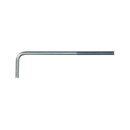 1 x Escarpia metales longitud larga M24X500 roscado en 150 Acero cincado blanco