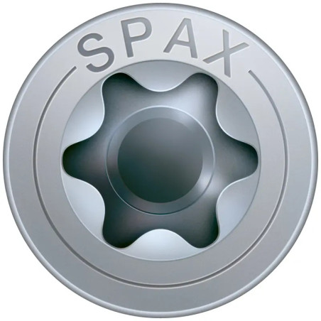 1 x Spax Tornillo madera cabeza fresada/testa svasat TORX T10 3X25 roscado total WIROX microtornillo
