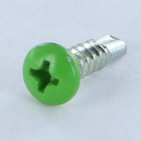 1 x Tornillo autoperforante cabeza cilíndrica abombada phillips 4.2X16 Acero cincado blanco LAQ 6018