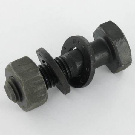 25 x Perno (vendido con tuerca) alta resistencia M20X80 2 Arandela Clase 8.8 Acero bruto