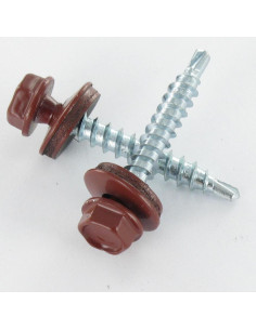 Tornillo autoperforante cabeza hexagonal 4.8X28 Arandela...