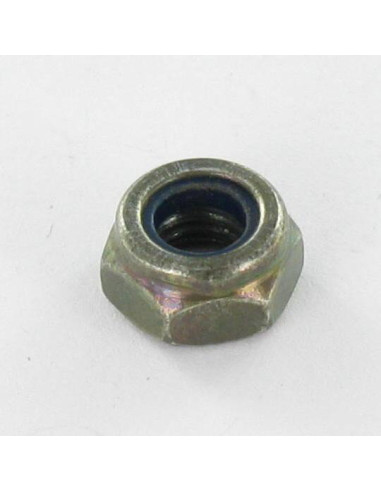 1 x Tuerca autoblocante M6 Acero bruto Verde OLIV