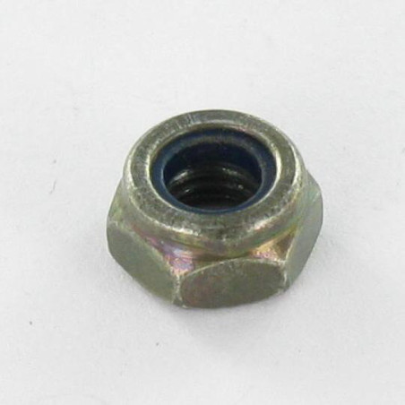 1 x Tuerca autoblocante M6 Acero bruto Verde OLIV