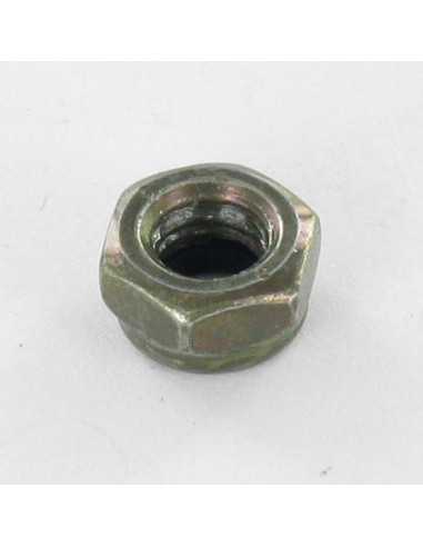 1 x Tuerca autoblocante M6 Acero bruto Verde OLIV