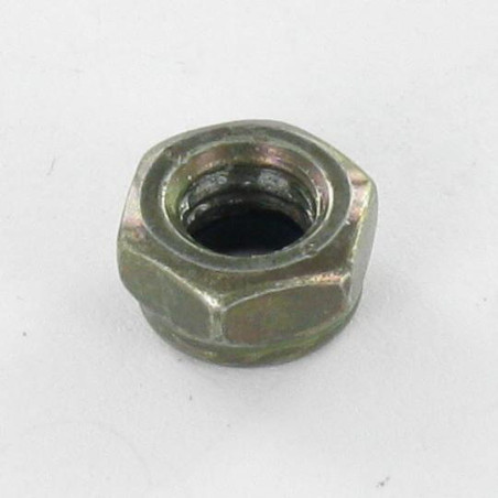1 x Tuerca autoblocante M6 Acero bruto Verde OLIV