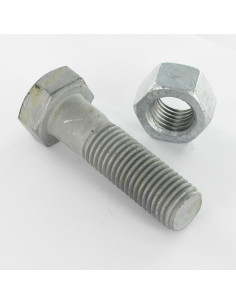 Perno (vendido con tuerca) cabeza hexagonal M16X55 Clase...