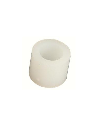 1 x Tirante cilíndrico 20X5 perforada 10 blanco