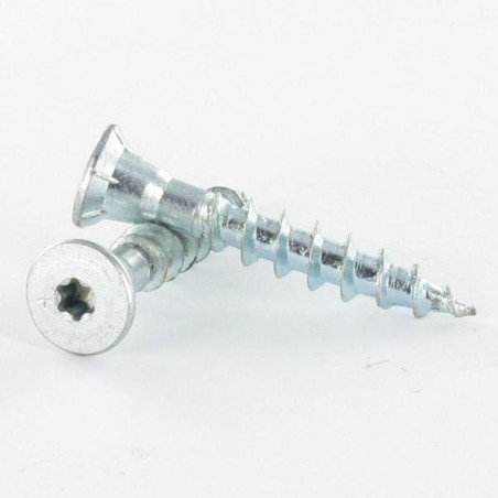 1 x Tornillo madera aglomerado VBA3 CACHTOR 6X38 Acero cincado blanco
