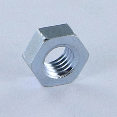 1 x Tuerca hexagonal para chapa Acero cincado blanco M5 grosor chapa 1