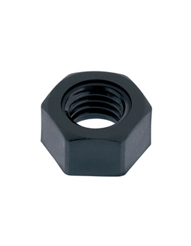 1 x Tuerca nylon nero hexagonal HU M12 PLACA DE...