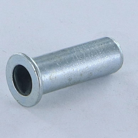 1 x Tuerca remachable cabeza plana ciego M6X20.5 ACPB 30 Acero cincado blanco