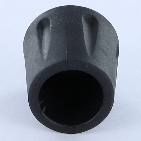 1 x Conector redondo envolvente caucho vulcanizado Negro para Tubo 14 con 15