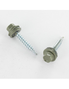 Tornillo autoperforante cabeza hexagonal 4.8X35 Arandela...