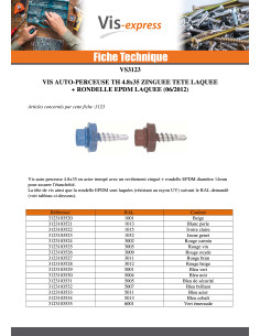 Tornillo autoperforante cabeza hexagonal 4.8X35 Arandela... 2