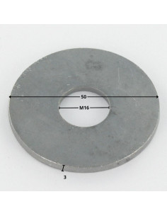 Arandela plano M16X50X3 LL fuerte resistencia a la... 2