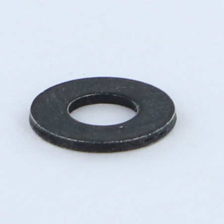 1 x Arandela plano M5X12X1 M Acero cincado níquel negro reforzado - Alta resistencia a la corrosión