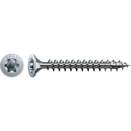 1 x Spax Tornillo madera cabeza fresada/testa svasat TORX T20 3.5X25 roscado total WIROX