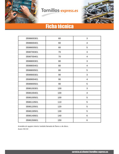 1 x Arandela/disco sin orificio 130X5 Acero bruto
