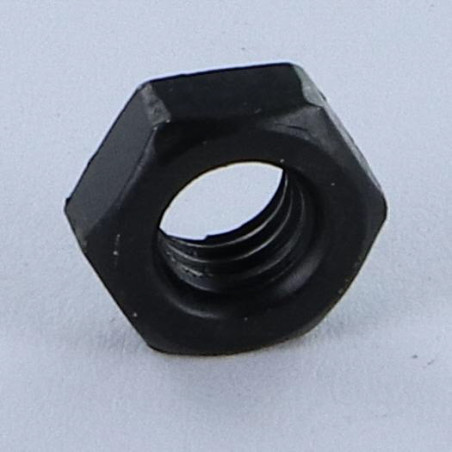 1 x Tuerca hexagonal para chapa Acero cincado negro M6 grosor chapa 1.5