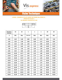 Arandela plano M27X55X4 M Acero bruto 2